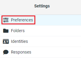 click on the ‘Preferences’ option